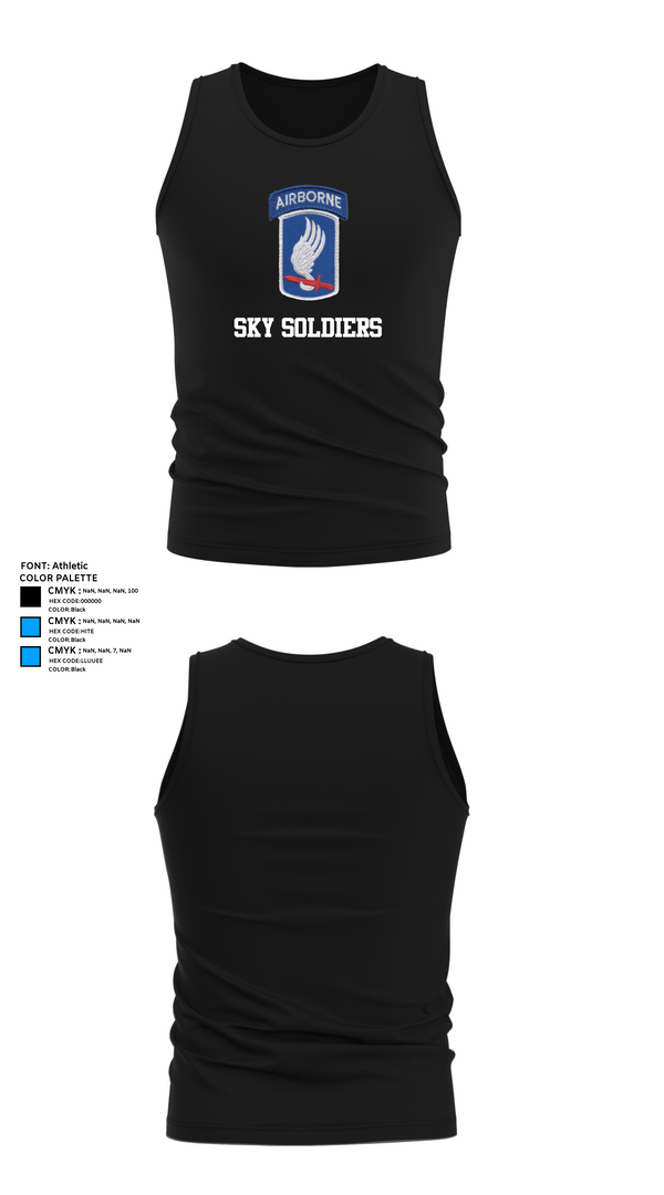 Tank Top, Sky Soldiers, , Teamtime, Team time, sublimation, custom sports apparel, team uniforms, spirit wear, spiritwear, sports uniforms, custom shirts, team store, custom team store, fundraiser sports, apparel fundraiser