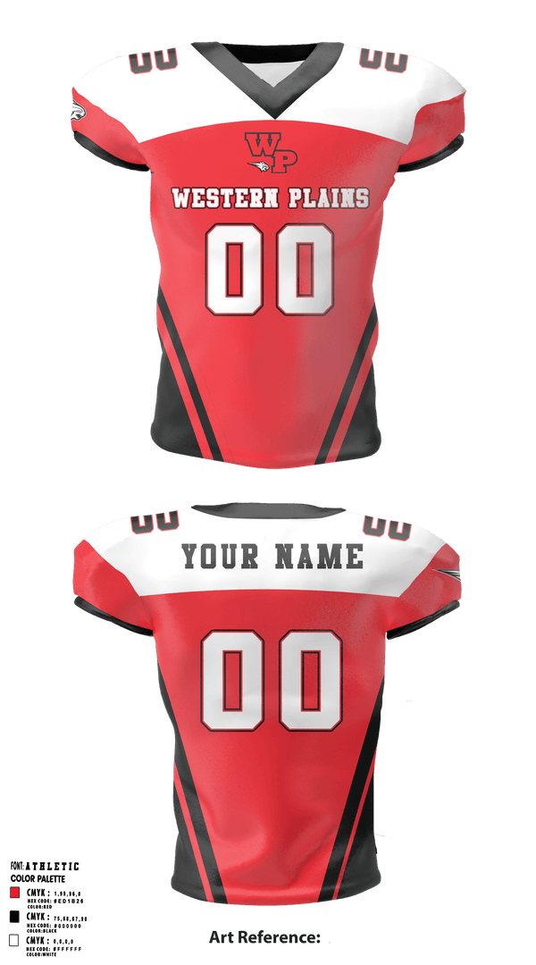 Football Jersey, Western Plains High School Football, Football, Teamtime, Team time, sublimation, custom sports apparel, team uniforms, spirit wear, spiritwear, sports uniforms, custom shirts, team store, custom team store, fundraiser sports, apparel fundraiser