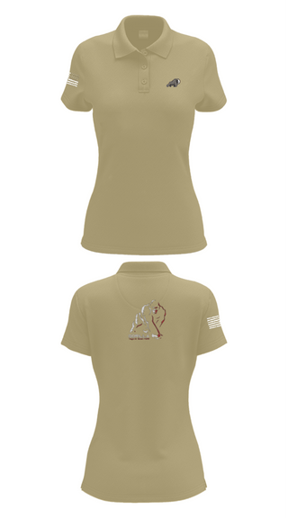Womens Short Sleeve Performance Polo, USACA-R, Army, Teamtime, Team time, sublimation, custom sports apparel, team uniforms, spirit wear, spiritwear, sports uniforms, custom shirts, team store, custom team store, fundraiser sports, apparel fundraiser