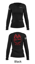 T’s BBQ 64446007 Women's Long Sleeve V-neck Shirt -1 35