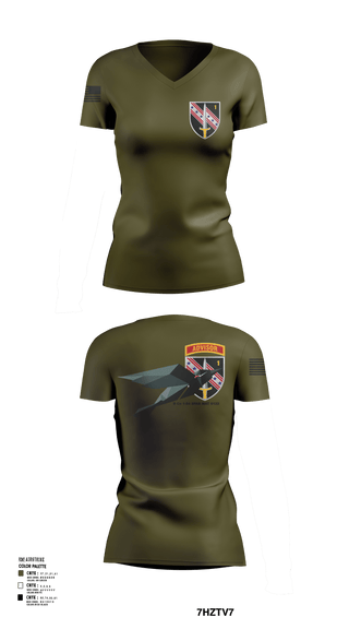 Womens Short Sleeve Vneck Shirt, B Co 1-54 SFAB MAT 6122, Army, Teamtime, Team time, sublimation, custom sports apparel, team uniforms, spirit wear, spiritwear, sports uniforms, custom shirts, team store, custom team store, fundraiser sports, apparel fundraiser
