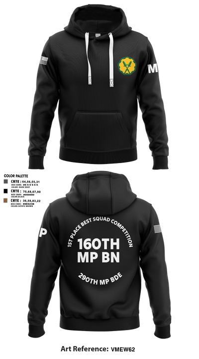 160th mp bn 37897815 Hoodie - 106