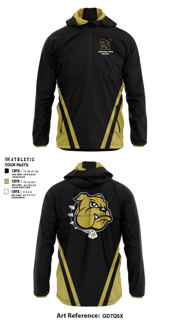 Windbreaker, Nederland Youth Football, , Teamtime, Team time, sublimation, custom sports apparel, team uniforms, spirit wear, spiritwear, sports uniforms, custom shirts, team store, custom team store, fundraiser sports, apparel fundraiser