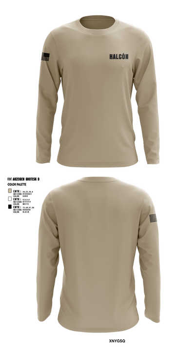 Halcón 307573 Long Sleeve Performance Shirt 3