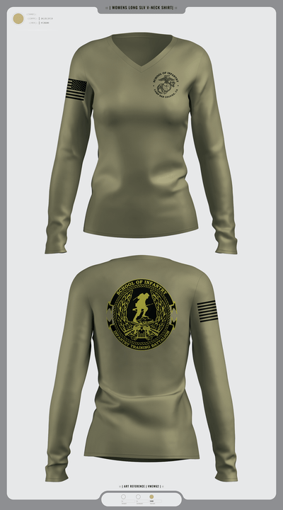 IMC 23802976 Women's Long Sleeve V-neck Shirt - 3