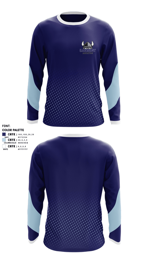 Long Sleeve Performance Shirt, Oakmont High School Aquatics, Water Polo, Teamtime, Team time, sublimation, custom sports apparel, team uniforms, spirit wear, spiritwear, sports uniforms, custom shirts, team store, custom team store, fundraiser sports, apparel fundraiser