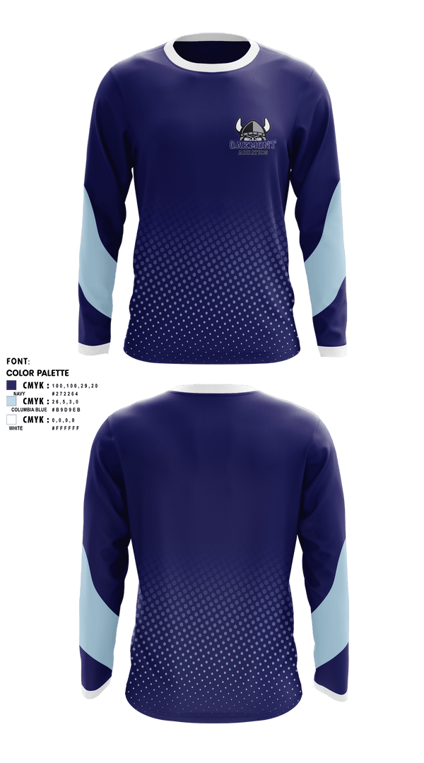 Long Sleeve Performance Shirt, Oakmont High School Aquatics, Water Polo, Teamtime, Team time, sublimation, custom sports apparel, team uniforms, spirit wear, spiritwear, sports uniforms, custom shirts, team store, custom team store, fundraiser sports, apparel fundraiser