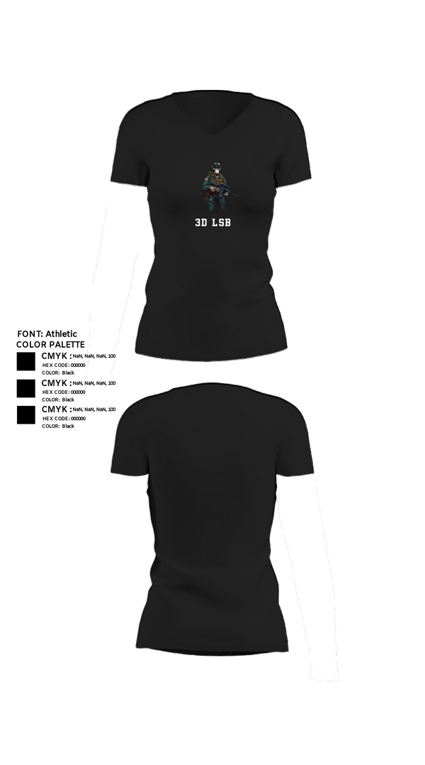 Women's Short Sleeve Vneck Shirt, 3d lsb, Marines, Teamtime, Team time, sublimation, custom sports apparel, team uniforms, spirit wear, spiritwear, sports uniforms, custom shirts, team store, custom team store, fundraiser sports, apparel fundraiser