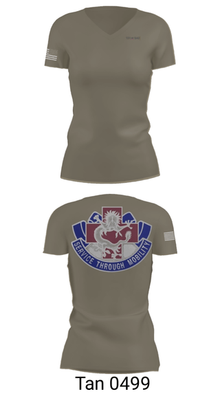 Women's Short Sleeve Vneck Shirt, 131st SAD, Army, Teamtime, Team time, sublimation, custom sports apparel, team uniforms, spirit wear, spiritwear, sports uniforms, custom shirts, team store, custom team store, fundraiser sports, apparel fundraiser