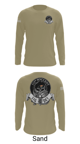 Long Sleeve Performance Shirt, 112 SOCCENT SIGDET, Army, Teamtime, Team time, sublimation, custom sports apparel, team uniforms, spirit wear, spiritwear, sports uniforms, custom shirts, team store, custom team store, fundraiser sports, apparel fundraiser