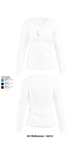 Laurel Contracting 51713109 Women's Long Sleeve V-neck Shirt -1 15