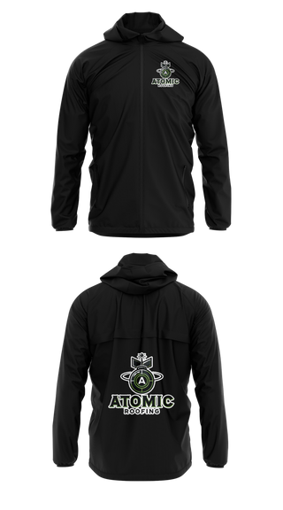 Windbreaker, Atomic Roofing, , Teamtime, Team time, sublimation, custom sports apparel, team uniforms, spirit wear, spiritwear, sports uniforms, custom shirts, team store, custom team store, fundraiser sports, apparel fundraiser