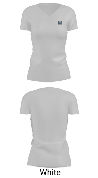 Lacruztennis 21129447 Women's Short Sleeve V-neck Shirt - 10