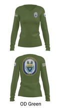 USS RUSHMORE 78932182 Women's Long Sleeve V-neck Shirt - 54
