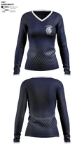Southeast Spartans 7835642 Women's Long Sleeve V-neck Shirt - 2