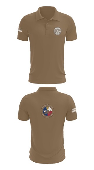 Short Sleeve Performance Polo, B Co 615th ASB - Tangos, Army, Teamtime, Team time, sublimation, custom sports apparel, team uniforms, spirit wear, spiritwear, sports uniforms, custom shirts, team store, custom team store, fundraiser sports, apparel fundraiser