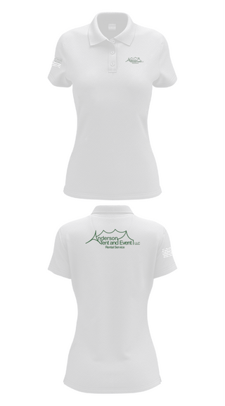 Womens Short Sleeve Performance Polo, Anderson Tent&Event LLC, , Teamtime, Team time, sublimation, custom sports apparel, team uniforms, spirit wear, spiritwear, sports uniforms, custom shirts, team store, custom team store, fundraiser sports, apparel fundraiser