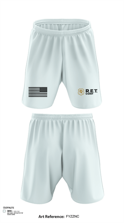 RET CORP 33326250 Athletic Shorts With Pockets - 121