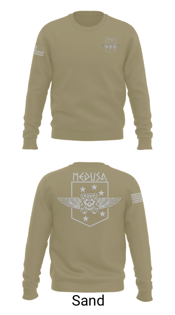 Crew Neck Sweatshirt, 2D Marine Raider Battalion, Marines, Teamtime, Team time, sublimation, custom sports apparel, team uniforms, spirit wear, spiritwear, sports uniforms, custom shirts, team store, custom team store, fundraiser sports, apparel fundraiser