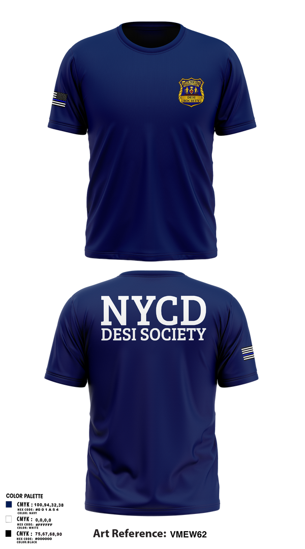 Short Sleeve Performance Shirt, NYCD DESI SOCIETY, Police, Teamtime, Team time, sublimation, custom sports apparel, team uniforms, spirit wear, spiritwear, sports uniforms, custom shirts, team store, custom team store, fundraiser sports, apparel fundraiser