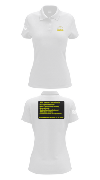 Womens Short Sleeve Performance Polo, M.E.R. TRANSPORT LLC, , Teamtime, Team time, sublimation, custom sports apparel, team uniforms, spirit wear, spiritwear, sports uniforms, custom shirts, team store, custom team store, fundraiser sports, apparel fundraiser