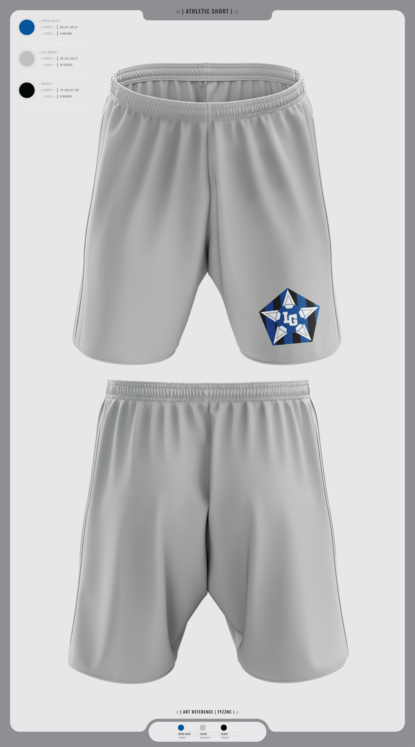 Athletic Shorts With Pockets, LaGrange Grangers, Men's Soccer, Teamtime, Team time, sublimation, custom sports apparel, team uniforms, spirit wear, spiritwear, sports uniforms, custom shirts, team store, custom team store, fundraiser sports, apparel fundraiser