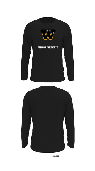 Long Sleeve Performance Shirt, Winona Wildcats, Men's Basketball, Teamtime, Team time, sublimation, custom sports apparel, team uniforms, spirit wear, spiritwear, sports uniforms, custom shirts, team store, custom team store, fundraiser sports, apparel fundraiser