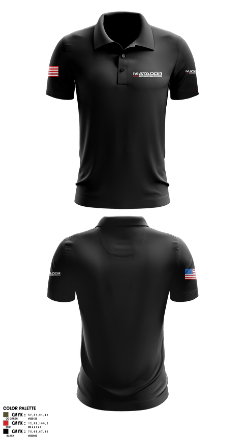 Short Sleeve Performance Polo, Matador Tactical, , Teamtime, Team time, sublimation, custom sports apparel, team uniforms, spirit wear, spiritwear, sports uniforms, custom shirts, team store, custom team store, fundraiser sports, apparel fundraiser