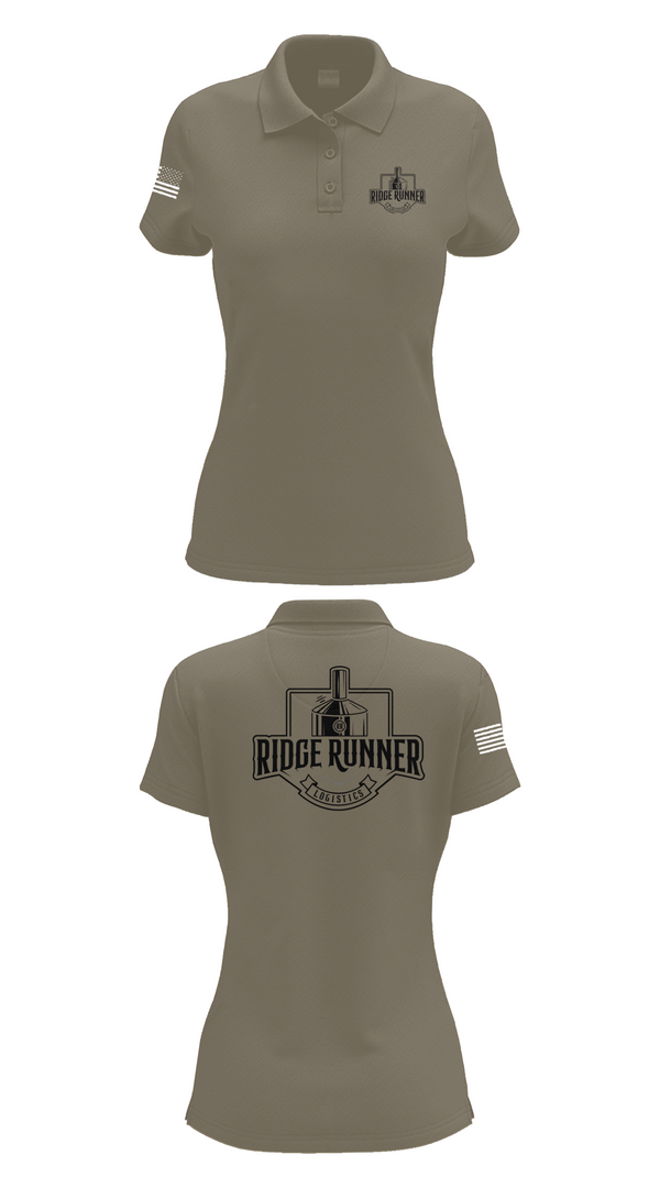 Womens Short Sleeve Performance Polo, RidgeRunner Logistics, , Teamtime, Team time, sublimation, custom sports apparel, team uniforms, spirit wear, spiritwear, sports uniforms, custom shirts, team store, custom team store, fundraiser sports, apparel fundraiser