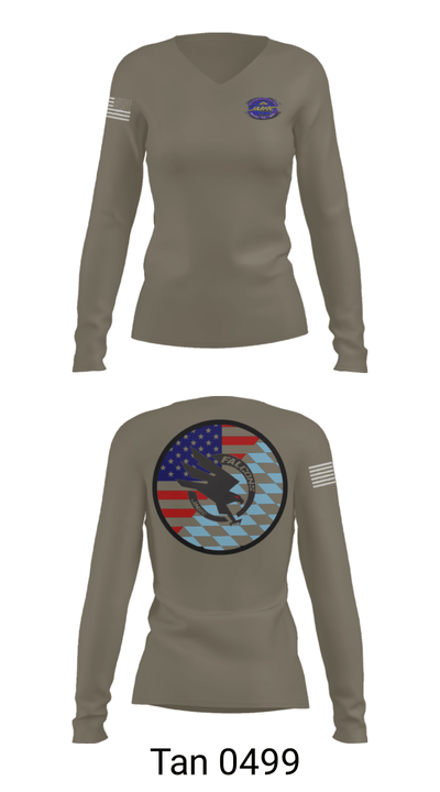 Falcon Team, JMRC 44221866 Women's Long Sleeve V-neck Shirt - 77