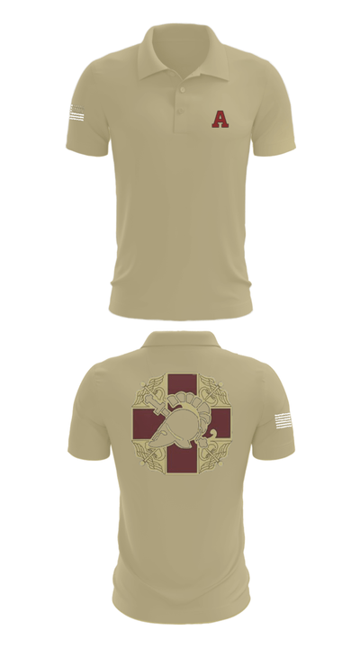 US MEDDAC 46009212 Short Sleeve Performance Polo - 87