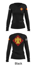 GOLD 78279862 Women's Long Sleeve V-neck Shirt - 37