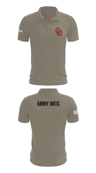 Short Sleeve Performance Polo, OU Army ROTC, Army, Teamtime, Team time, sublimation, custom sports apparel, team uniforms, spirit wear, spiritwear, sports uniforms, custom shirts, team store, custom team store, fundraiser sports, apparel fundraiser