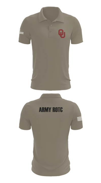 OU Army ROTC 95723228 Short Sleeve Performance Polo - 67