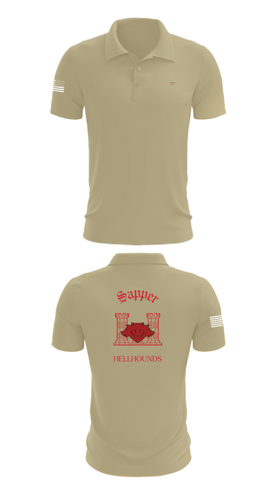811th EN CO 58008246 Short Sleeve Performance Polo - 83