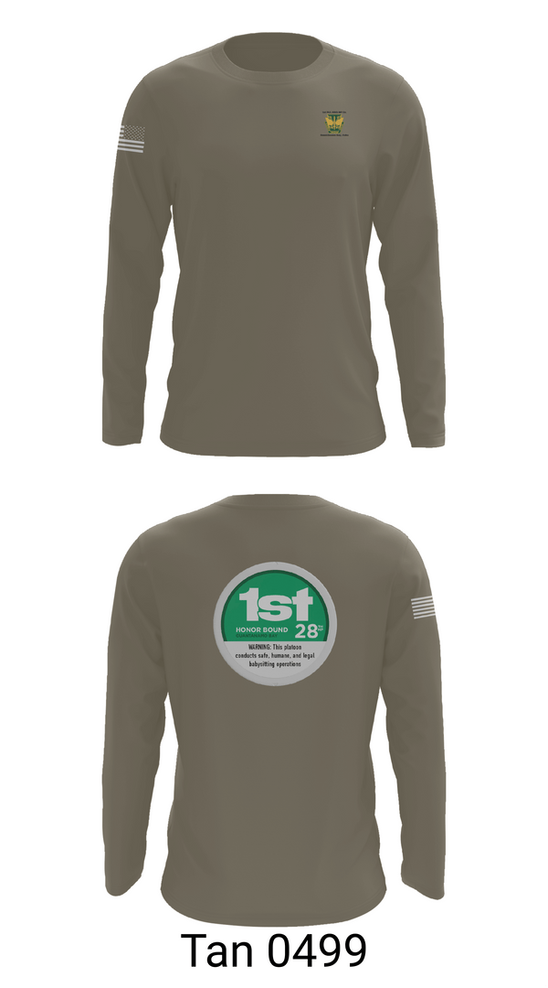 Long Sleeve Performance Shirt, 28th MP Company, National Guard, Teamtime, Team time, sublimation, custom sports apparel, team uniforms, spirit wear, spiritwear, sports uniforms, custom shirts, team store, custom team store, fundraiser sports, apparel fundraiser