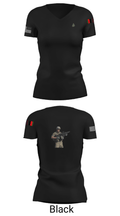 MS ADT SECFOR 6944936 Women's Short Sleeve V-neck Shirt - 28
