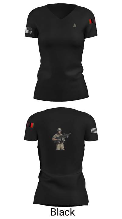 MS ADT SECFOR 6944936 Women's Short Sleeve V-neck Shirt - 28