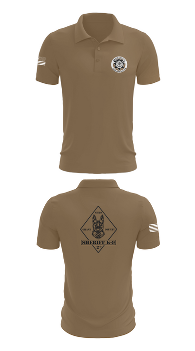 GCSO K9 19813935 Short Sleeve Performance Polo - 7