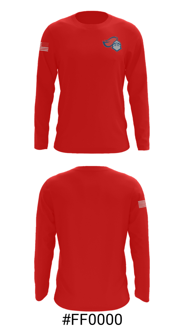 Long Sleeve Performance Shirt, Spartanburg Christian Academy Track, Track & Field, Teamtime, Team time, sublimation, custom sports apparel, team uniforms, spirit wear, spiritwear, sports uniforms, custom shirts, team store, custom team store, fundraiser sports, apparel fundraiser