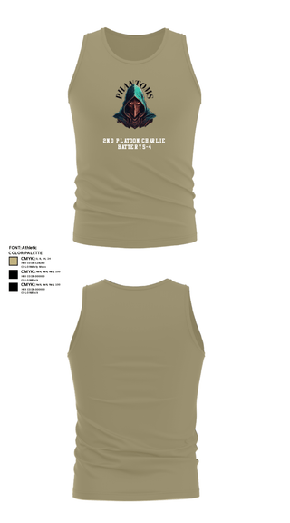 Tank Top, 2nd Platoon Charlie Battery 5-4, Army, Teamtime, Team time, sublimation, custom sports apparel, team uniforms, spirit wear, spiritwear, sports uniforms, custom shirts, team store, custom team store, fundraiser sports, apparel fundraiser