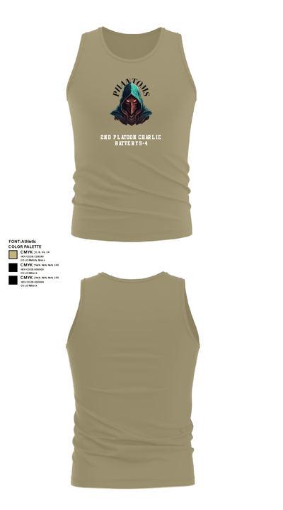 2nd Platoon Charlie Battery 5-4 81047284 Tank Top - 99