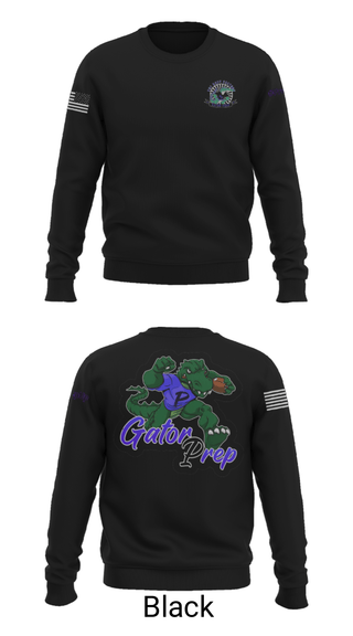 Crew Neck Sweatshirt, Gator Prep, Football, Teamtime, Team time, sublimation, custom sports apparel, team uniforms, spirit wear, spiritwear, sports uniforms, custom shirts, team store, custom team store, fundraiser sports, apparel fundraiser