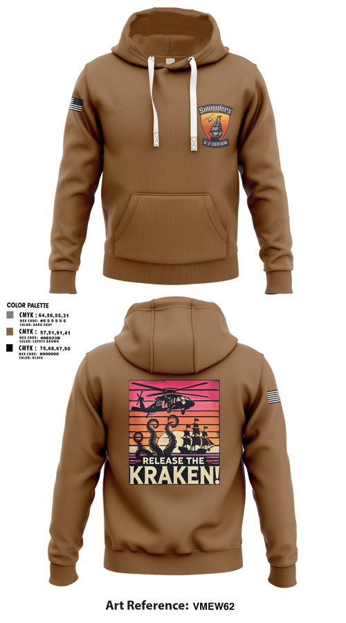 Hoodie, A/2135th GSAB “SMUGGLERS”, Army, Teamtime, Team time, sublimation, custom sports apparel, team uniforms, spirit wear, spiritwear, sports uniforms, custom shirts, team store, custom team store, fundraiser sports, apparel fundraiser