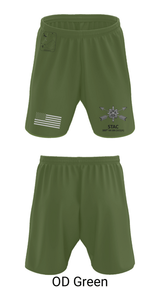 Athletic Shorts With Pockets, STAC, 389th MI BN (SO)(A), Army, Teamtime, Team time, sublimation, custom sports apparel, team uniforms, spirit wear, spiritwear, sports uniforms, custom shirts, team store, custom team store, fundraiser sports, apparel fundraiser