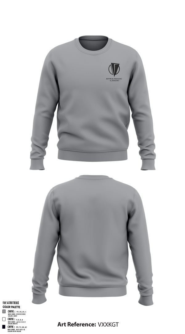 Crew Neck Sweatshirt, Strategic Logix, , Teamtime, Team time, sublimation, custom sports apparel, team uniforms, spirit wear, spiritwear, sports uniforms, custom shirts, team store, custom team store, fundraiser sports, apparel fundraiser