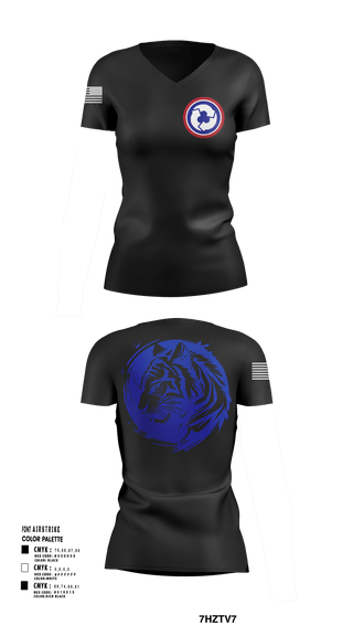 Womens Short Sleeve Vneck Shirt, 312th HR CO, A1 Postal, Army, Teamtime, Team time, sublimation, custom sports apparel, team uniforms, spirit wear, spiritwear, sports uniforms, custom shirts, team store, custom team store, fundraiser sports, apparel fundraiser