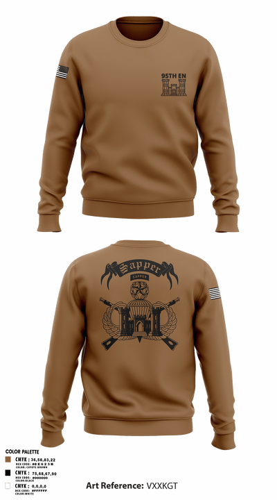 95TH EN 87153662 Crew Neck Sweatshirt - 1