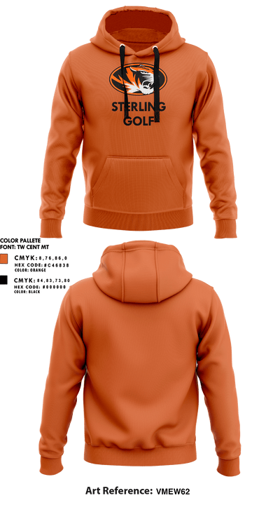 Sterling High School Golf 5232656 Hoodie - 1