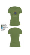 Center for Security Forces Detachment Chesapeake 88189039 Women's Short Sleeve V-neck Shirt - 42